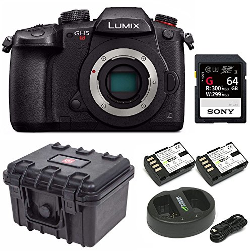 Panasonic GH5 Lumix C4K Mirrorless Camera with 32GB SD Card and Hard