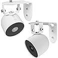 Zwolf Metal Wall Mount Compatible with Google Nest Cam Outdoor Battery 2nd Generation, Anti-Drop, Provide Better Viewing Angles (Pack of 2)