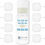 Active Health Labs TENS Electronic Pulse Massager - Therapeutic Pain Relief - Electrotherapy Back, Shoulder and Neck Pain Management - Muscle Stimulator