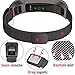 Oitom for Fitbit Alta HR Accessory Bands and Fitbit Alta Band (Dark Grey, Small 5.1