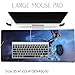 Cmhoo Desk Mouse Pad Extended XXL & Large Gaming Mat Protector Stickers 35.4 x 15.7 (90x40 Dragonfly)