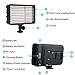 Selens LED Video Light, 168 LED on Camera Photo Light Panel Dimmable for DSLR Camera Camcorder with Battery Adapter, High Brightness, 3200K-5600K Bi-Color, White Filter and LCD Display