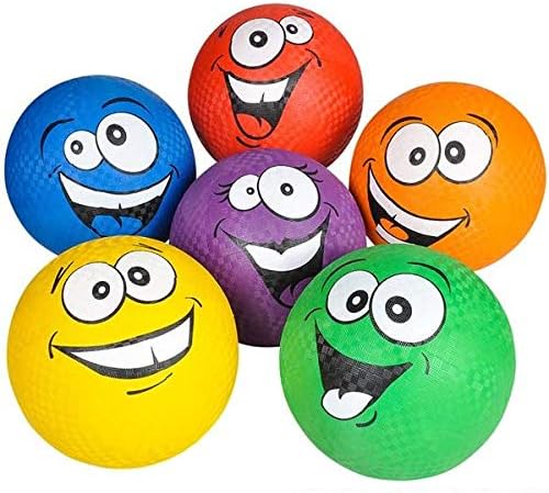 Dodgeball Balls - Fun Rubber Kickballs and Playground Balls for Toddler Kids - Great for Outdoor Activities and Schoolyard Games Equipment – 8.5” Diameter