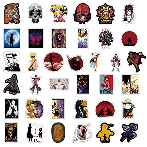 Naruto Stickers 100pcs Anime Stickers Vinyl Waterproof Decal Stickers for Laptop Cars Motorcycle