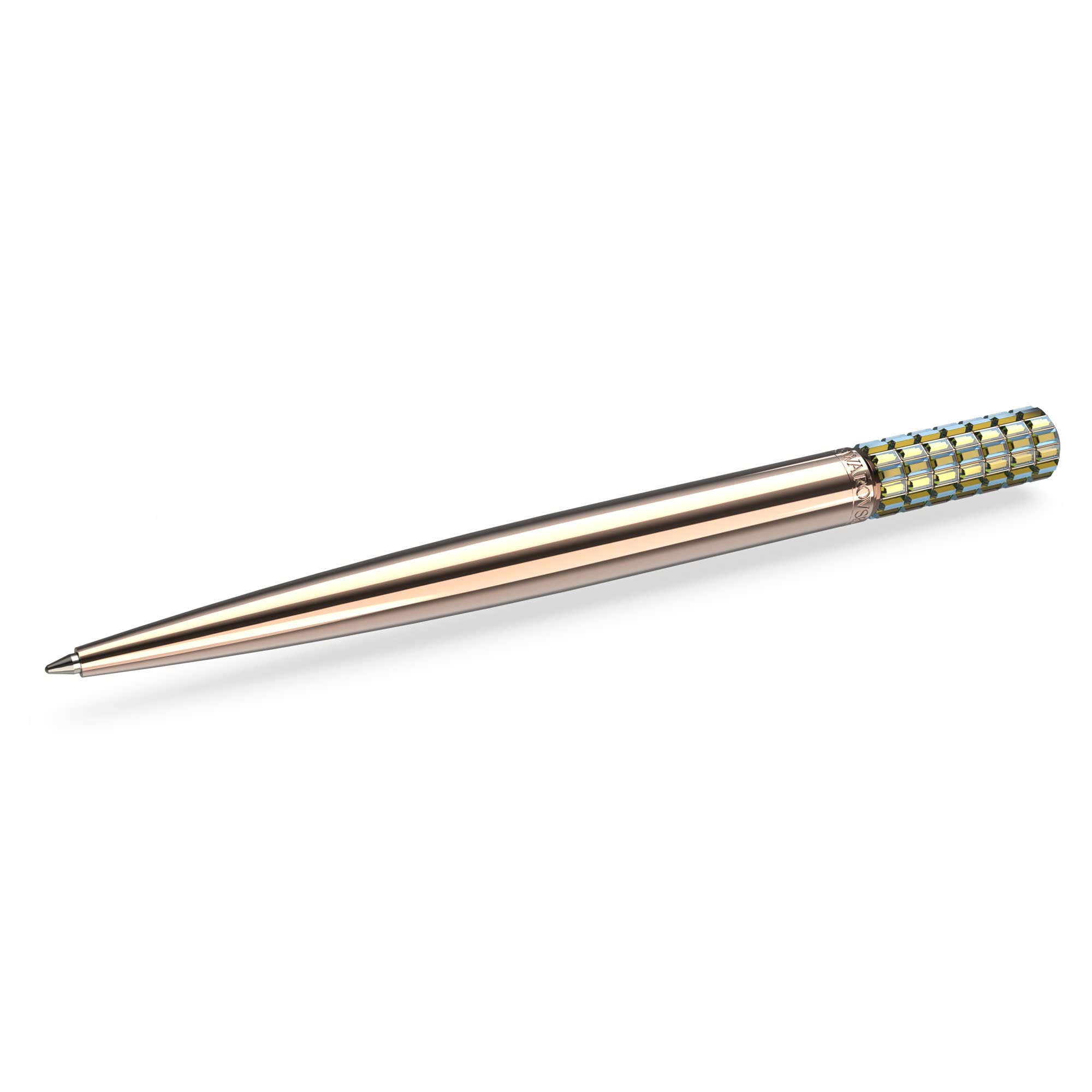 Swarovski Lucent Ballpoint Pen, Glittering Crystals in a Rose Gold Tone Plated Setting, from the Lucent Collection