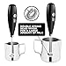 Milk Frother - Coffee Frother Electric Whisk - Powerful Latte Cappuccino Frother Wand – Hot Milk Foam Maker - Best Milk Mixer - Free eBook - Extra Whisk Worth $3,97