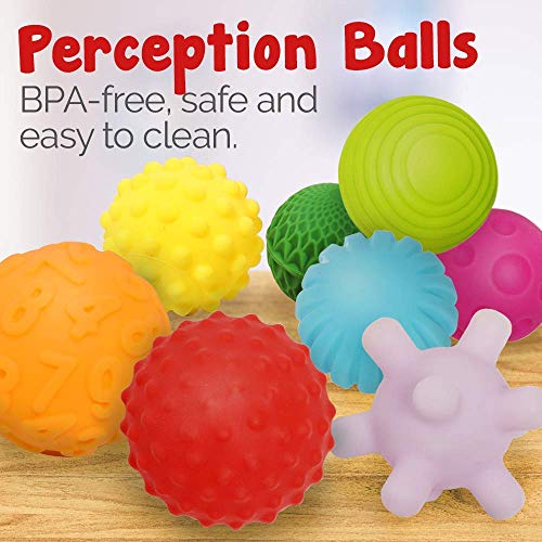 Sensory Balls, Baby Blocks & Buddies, 20Pieces Activity Toy for