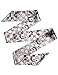 SUPCollect Customs Designer Wrappy Head Hair Scarf,Narrow Head band Wrap,Trendy and Deluxe (GG FLORAL)