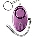 Personal Alarm, IEKA 140 DB Emergency Safety key Chain Siren, Self-Defense Security Safe Sound Alarm with Mini LED Flashlight Best for Kids, Women, Elderly and Night Workers( Purple )