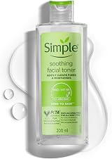 Simple Kind to Skin Soothing Facial Toner 200ml for Sensitive Skin Gentle view 2