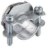 Halex, 3/4 in. Non-Metallic (NM) Twin-Screw Clamp