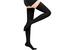 Wegitcs 20-30 mmHg Compression Stockings for Women & Men,Thigh High Medical Compression Socks,Support Graduated Compression Hose Sock for Treatment Varicose Veins Swelling-Closed Toe/Open Toe/Footless