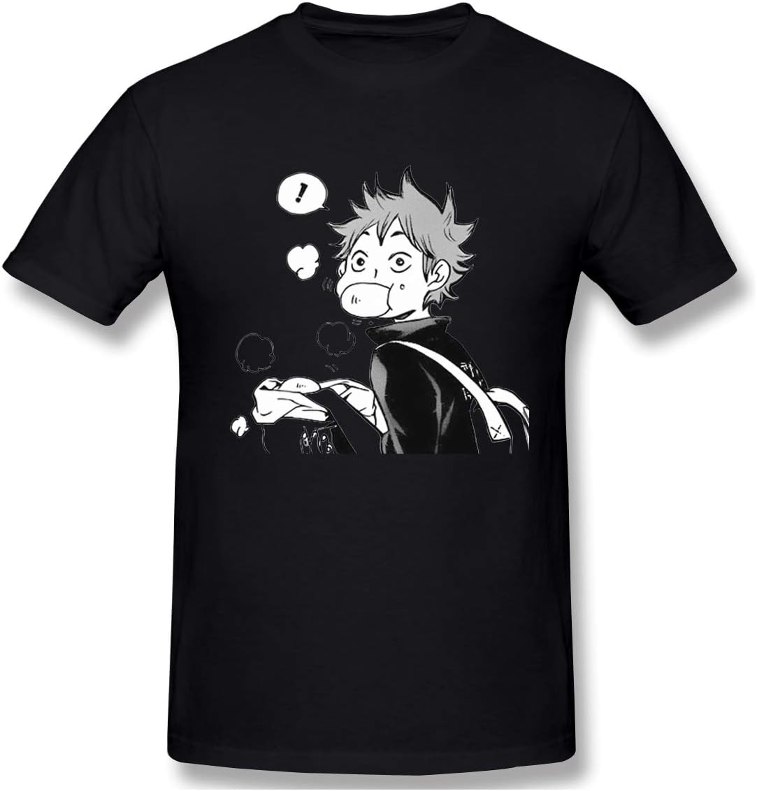 KALISA Men's Haikyuu! Comfort Crew Neck Cotton T-Shirt
