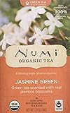 Numi Organic Tea Monkey King, Full Leaf Jasmine Green Tea in Teabags - 18 CT
