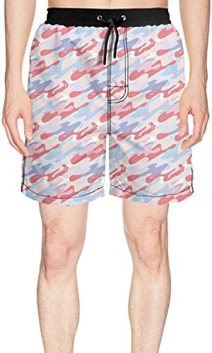 Fluid Pattern Man Beach Shorts Jogging Colorful Surfing Board