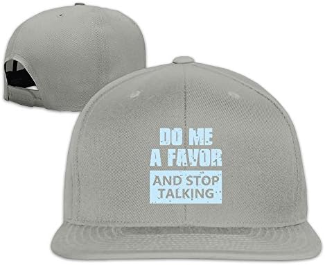 DANSHEN Men's Stop Talking Flat Baseball Hat