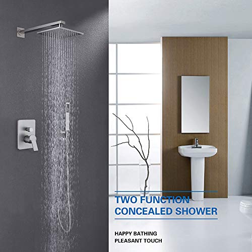 Bathroom Shower Faucet System Hmegao Brushed Nickel Shower Faucet