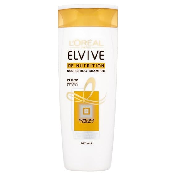 L'Oréal Paris Elvive ReNutrition Nourishing Shampoo with Royal Jelly (400ml) Amazon.co.uk Beauty