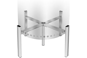 BLLFLYBY WOW Solo Stove Bonfire Stand, 304 Stainless Steel Firepit Stand for Solo Stove Bonfire and Other 19.5 in Outside Firepit, Outdoor Fireplace Tools for Solo Stove Fire Pits and Fire Pits Outdoor