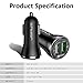 Quick Charge 3.0 Car Charger, JSAUX Dual USB Fast Car Adapter Compatible with Samsung Galaxy S8 Plus Note 9 8 S7 Edge, iPhone Xs Max XR X 8 7 6S 6 Plus, iPad Air 2 Mini, LG G5 G6 V20, Mote Z Z2