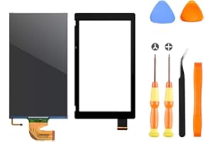 VANPARK Replacement LCD Screen and Digitizer Touch Screen Set for Nintendo Switch 2017 HAC-001(Remove The 2 Sides Film Before Installation)(Not Included Adhesives)