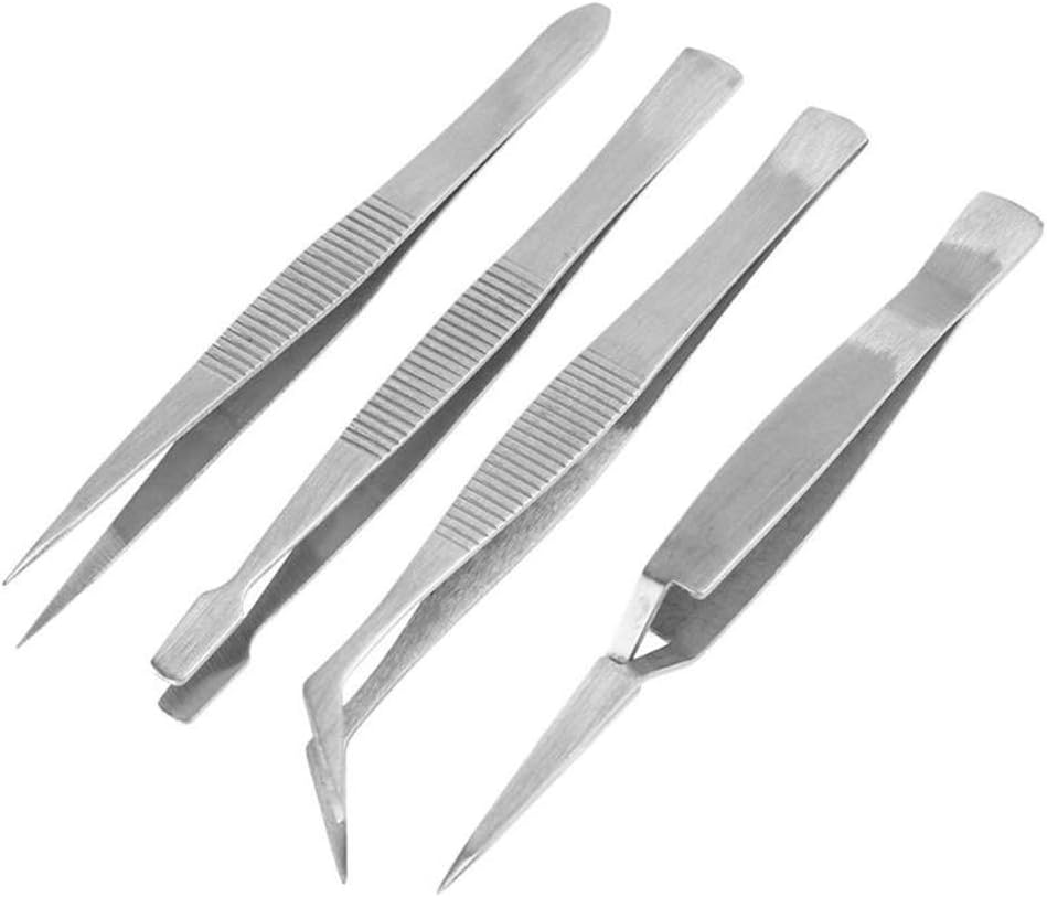FEITA Professional Craft Tweezers Stainless Steel Precision Tweezer Set