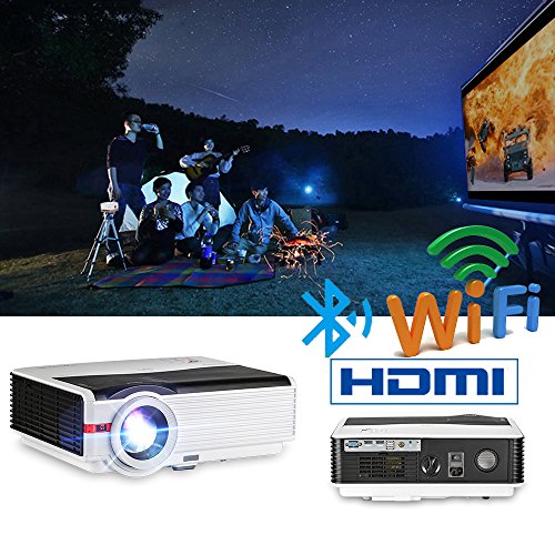 Buy Android Bluetooth Projector Outdoor 4200 Lumen Support Full HD