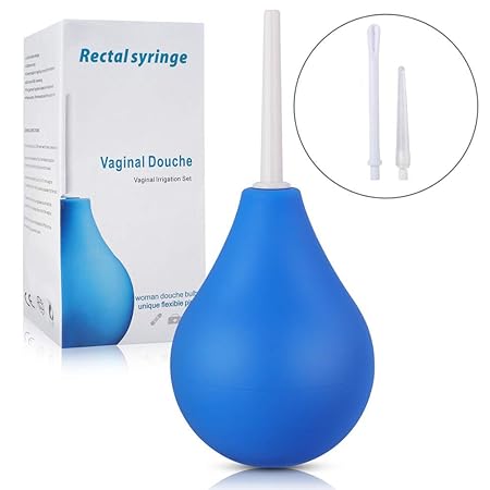 Silikon Duschen & Klistiere, Allmay Analdusche und Vaginaldusche Klistiere, 225 ML Dusche Klistierspritze Anal-Spülung Enemat