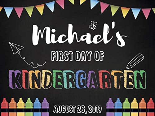 amazoncom first day of kindergarten graduation banner