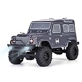 RGT Rc Crawlers 1/24 Scale 4wd 4x4 Off Road Racing Rock Crawler Water Resistance Rock Cruiser with Remote Control - Grey (Adventure 136240G)