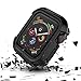 UooMoo Compatible with Apple Watch 4 case 44mm, TPU Shockproof Rugged Full-Protective Bumper Cover Replacement for iWatch Apple Watch Series 4 (44mm,Black)