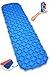 CampBro Sleeping Pad Lightweight Camping Mat Backpacking - Inflatable Air Mattress Snap-On to Double The Size
