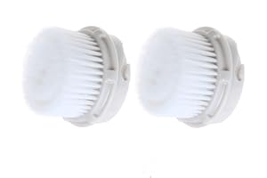 CONVELIFE Facial Cleansing Brush Heads with Luxe Cashmere, Replacement Facial Cleansing Brush Heads, Exfoliator Facial Brush Heads, Super Soft, for Sensitive, Delicate and Dry Skins (2Pack)