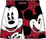 Disney Mickey Mouse Boxer All Over Print Adult Mens Red