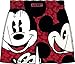 Disney Mickey Mouse Boxer All Over Print Adult Mens Red