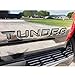 Aukee Tailgate Letters for Toyota Tundra 2014 2015 2016 2017 2018 2019 Emblem Inserts 3D Raised Metal (Matte Black)
