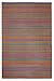 Fab Habitat Outdoor Rug - Waterproof, Fade Resistant, Crease-Free - Premium Recycled Plastic - Striped - Patio, Porch, Deck, Balcony - Cancun - Multicolor - 5 x 8 ft