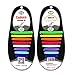 Coolnice® No Tie Shoelaces for Adults DIY 16pcs - Environmentally safe silicone - Lazy Shoestrings - Color of Rainbow