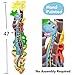 Fantasy Fields - Dinosaur Kingdom Thematic Kids Wooden Growth Chart | Imagination Inspiring Hand Painted Details | Non-Toxic, Lead Free Water-based Paint