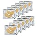 Anti Aging Treatments Set / Kit of 10 Pairs Eyes 24K Gold / Golden Collagen Gel Crystal Masks / Patches for Wrinkles / Crows Feet, Dark Circles and Puffiness / Puffy Eye Bags Removal and Moisturizing