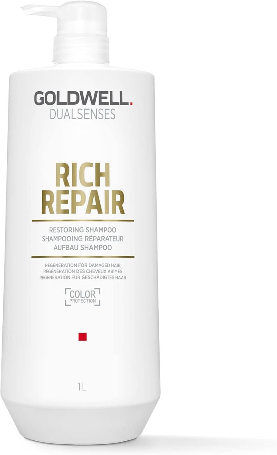 Goldwell Dualsenses Rich Repair Shampoo 1L for Dry Damaged Hair Color Protection