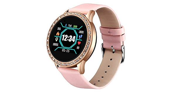 Ydsh33 LIGE Smart Watch Mujeres Presión arterial Monitor de ritmo cardíaco  Fitness Tracker Sport Smart Band reloj despertador pulsera inteligente,  color rosa : Amazon.es: Deportes y aire libre