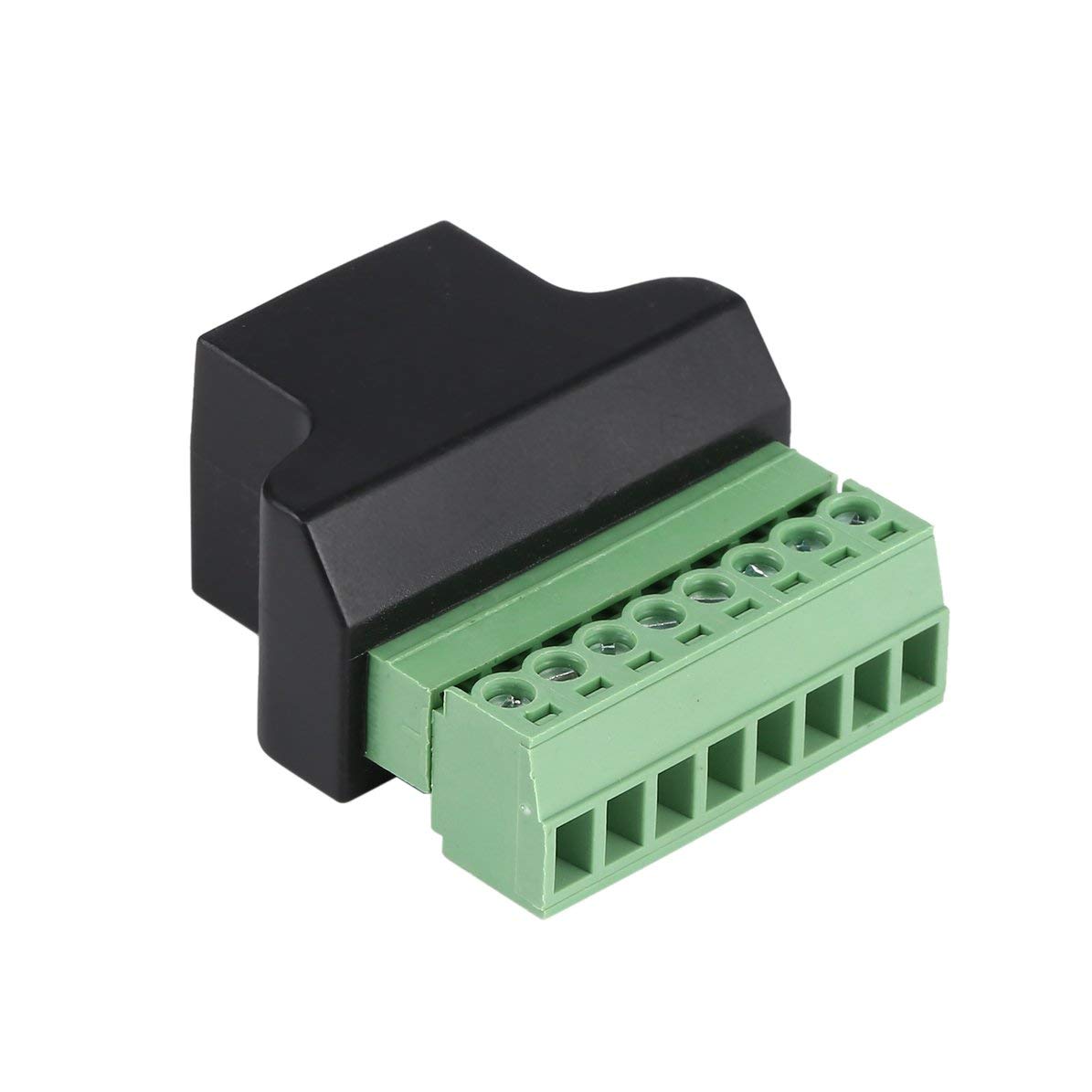 WEIWEITOE Rj45 Female To Screw Terminal 8 Pin Cctv Digital Dvr