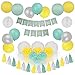 Spotlight Decor Baby Shower Decorations Neutral Baby Shower Kit | White, Green and Yellow Gender Neutral Baby Shower Decorations for a Girl or Boy Baby Shower Party Supplies