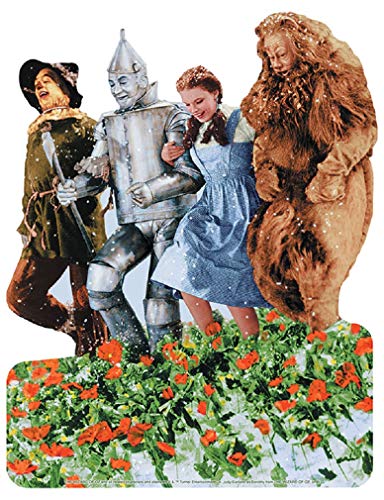 Playhouse Wizard of Oz Poppy Fields 26-Piece Die Cut Shaped Mini Puzzle for Kids