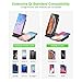 REFLYING Wireless Charger Duo 2 in 1 Qi-Certified Magnetic Fast Charging Stand & Pad Compatible for Xs Max/XR/X,Samsung Galaxy S10/S10+/S10e,Galaxy Watch 42&46mm/Active,Galaxy Buds,AirPods