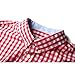 MOCOTONO Men's Short Sleeve Plaid Checkered Button Down Casual Shirts