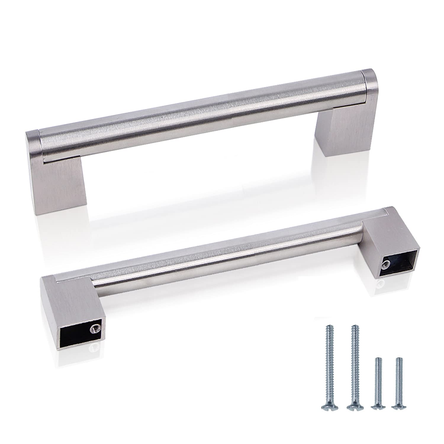 Pinson 20 Pack 96mm T Bar Kitchen Handles Satin Nickel Cupboard Door Pulls Stainless Steel Boss Bar Cabinet Handles Drawer