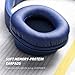 Mpow H7 Bluetooth Headphones Over Ear, 18 Hrs Comfortable Wireless Headphones w/Bag, Rechargeable HiFi Stereo Headset, CVC6.0 Headphones with Microphone for Cellphone Tablet(Blue)thumb 3