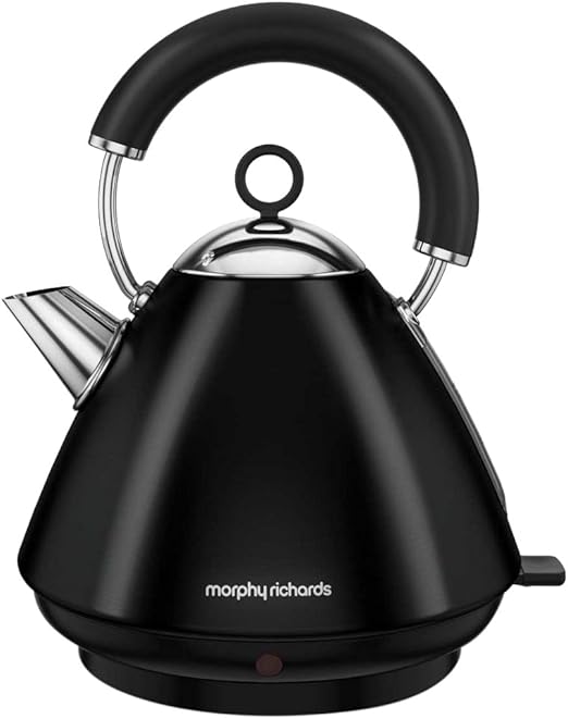 Morphy Richards Pyramid Kettle Accents 102030 Black Traditional